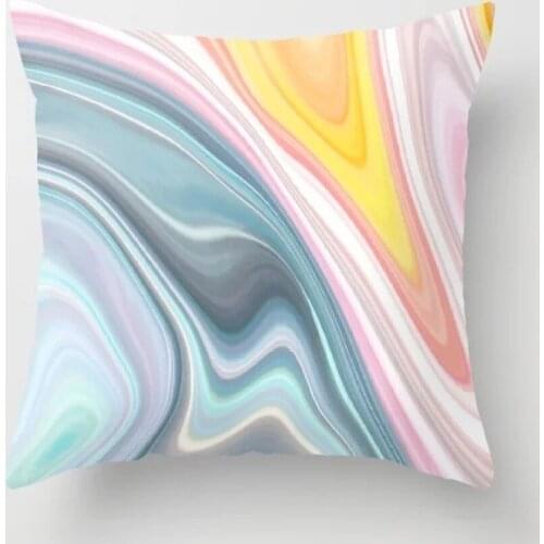 Marbling Decorative Cushion Cover 45X45 Simple Pillow Case For Sofa BedRoom Home Decor Pillow Covers Decorative Pillowcase