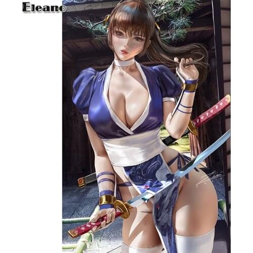 Custom print game Street Fighter Sexy Anime girl Art Posters HD wall art Canvas Painting for living room home decor picture