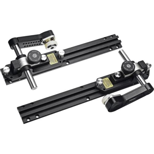 HONGDUI Woodworking Assembly Table Saw Clear Cut Press Stock Push Guide Table Aluminum Alloy Eccentric Swage Feeder Guider Tool