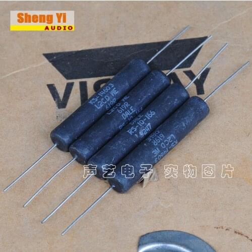 Original new 100% wire wound resistance RS-10 10W 619R instead of 620R RS-10-166 (Inductor)