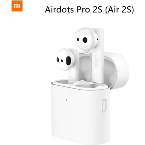 Oringinal 2021 Xiaomi Airdots 2s Wireless Earphone TWS Mi True Earbuds Air 2s LHDC Tap Stereo Control Dual MIC ENC