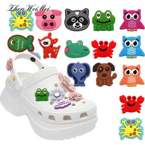 Shoe Charms Accessories Decorations Bag Cute Animals Shoe Charms Accessories Garden Shoe Decoration for Croc Jibz Kids Party