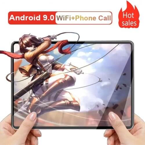 New Version Free Shipping Super 2.5D Tempered Glass 10 inch tablet PC Android 9.0 Wifi GPS tablette android Планшеты+Free Gifts