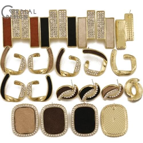 Cordial Design 30Pcs Choose/Rhinestone Earrings Stud/Paired/Jewelry Accessories/Leather Effect/Jewelry Findings Components