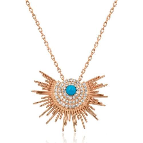 Tevuli 925 Sterling Silver Born Sunglasses Womens Necklace