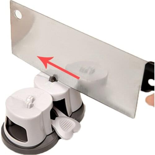 Knife Sharpener with Suction Pad Portable Knife Grinder Blade Sharpening Convenient Scissors Grinder Kitchen Sharpening Tools