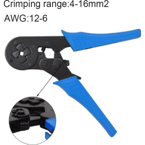 Bootlace ferrule crimper 4-16mm2 Tubular crimping tool HSC8 16-4 free shipping cord end sleeve crimper crimping tool