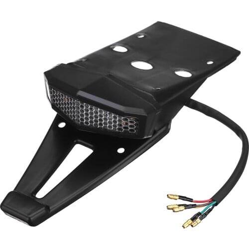 Motorcycle Taillights Super Bright Tail Lamp High Strength Motorcycle Tail Brake Light Led Taillamp Long Lifespan Rear Fender