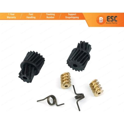 ESC EDP646 2 Sets Door Lock Actuator Latch Cog Repair Gears Worm Gears Springs 2037200135 for Mercedes W203 W211 CLK w209 A209