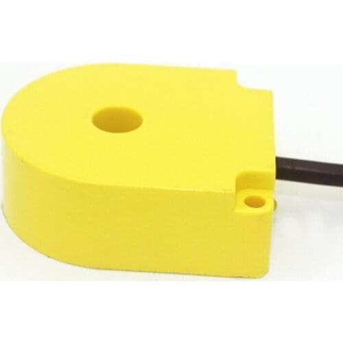 Yellow 10mm Hole DC 6-36V 3 Wire NPN Normally Open HX-DGS-10N Inductive Ring Proximity Sensor Switch For Metal Screw Spring
