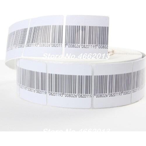 20000 pcs/lot RF 8.2Mhz EAS Anti theft label Sticker soft label