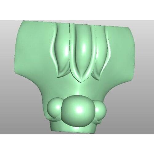 3D model STL format file for cnc router engraving furniture sofa cabinet chair leg pattern Artcam 786