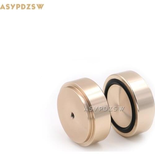 4 PCS Solid aluminum Golden 44*17 Power AMP rack foot Preamplifier DAC feet