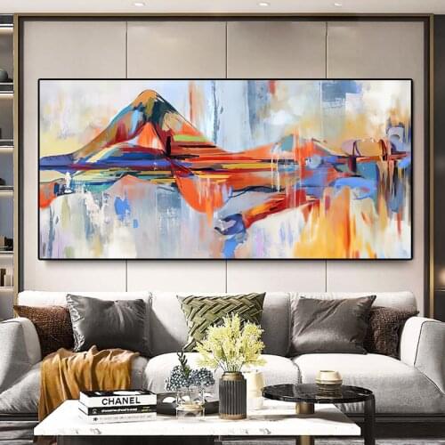 Abstract Buddha Lord Oil Painting Modular on Canvas Religious Posters Prints Wall Art Picture for Living Room Cuadros Home Decor