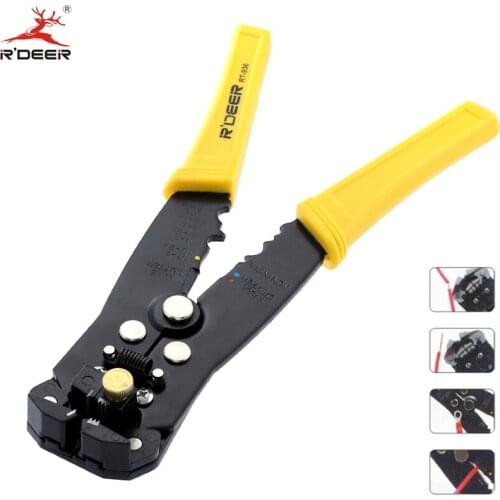 RDEER Automatic Wire Stripper Multifunctional Cutting Pliers 0.2-0.6mm Electrical Cable Cutter Crimper Stripper Crimping Tool