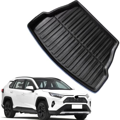 RAV 4 Car Cargo Liner Boot Tray Rear Trunk Luggage FLoor TPR Black waterproof Mat For Toyota RAV4 XA50 2019 2020