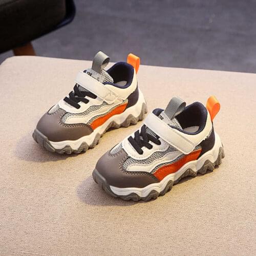 Childrens Sports Shoes 2021 Spring Summer New Sneakers Mesh Breathable Kids Shoes Girls Boys Casual Running Shoes B844