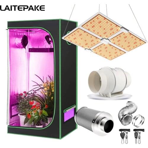 Grow Box Grow Tent 1000-4000W Samsung LM281B PRO Phytolamp Board IR/UV VEG/BLOOM 4/5/6 Inch Fans&Activated Carbon Air Filter Set
