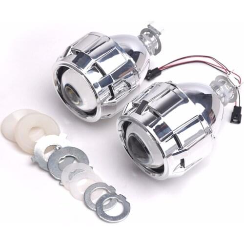 2pcs hid bi-xenon lens kit mask Shroud 2.5inch bixenon projector lens for H4 H7 Bi xenon lens H1,H11,9005,9006 car headlight