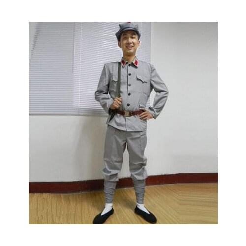 The Eighth Route Army uniform costumes for adults revolutionary army costumes military uniform clothes performance clothing