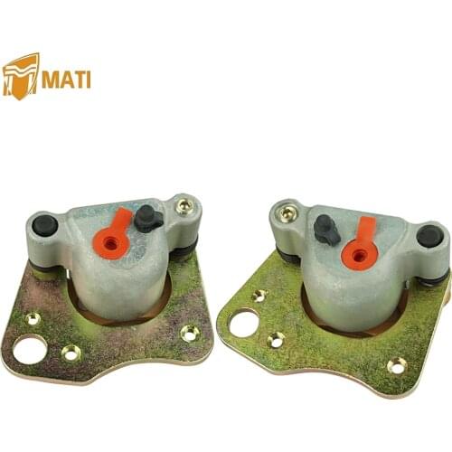 Left Right Front Brake Caliper with Pads for Polaris Ranger 425 500 TM 4X4 6X6 UTV Series 10/11 1910640 1910641 2000-2004