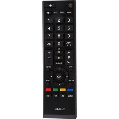 New Replacement Remote Control Portable CT-90326 Keyboard For TOSHIBA 3D SMART LED LCD TV 42RV635DB 40LV665DB 42AV635DB CT-90326