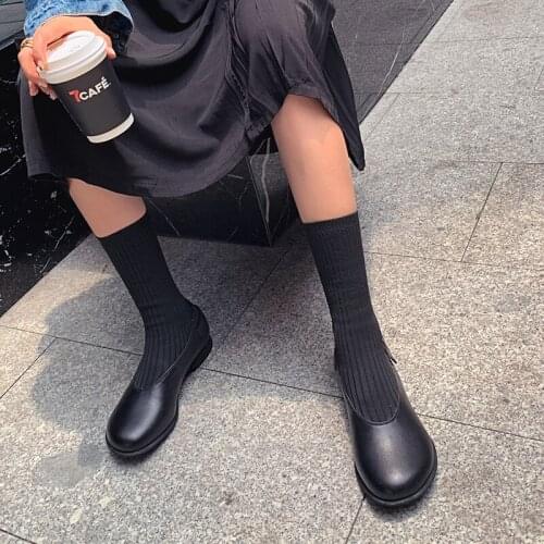 2020 spring and autumn new single boots wild knit socks boots fashion flat elastic boots women thin boots X478