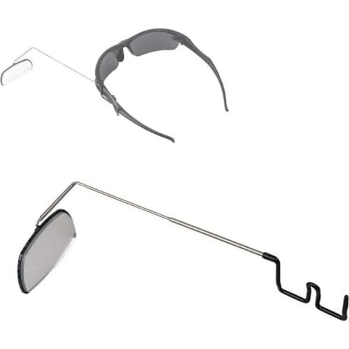 Bike Aluminium Alloy Bike Bicycle Cycling Riding glasses Mirror 360 View Rear Eyeglass Helmet Rearview Mount adjustment P1R2