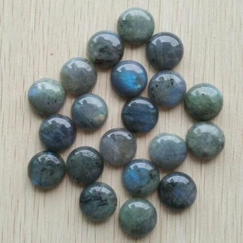 Wholesale 20pcs/lot 2017 new fashion natural spectrolite round shape CABOCHON beads 16mm for jewelry making free shipping