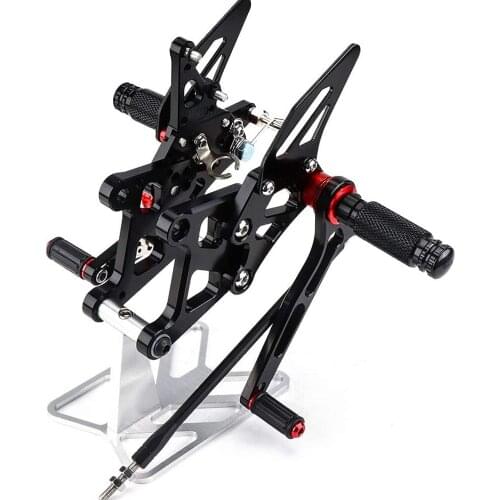 Footpegs Motorcycle Adjustable Rear Set Foot Pegs Rearset Footrests For Honda CBR250RR CBR 250RR 2017-2019