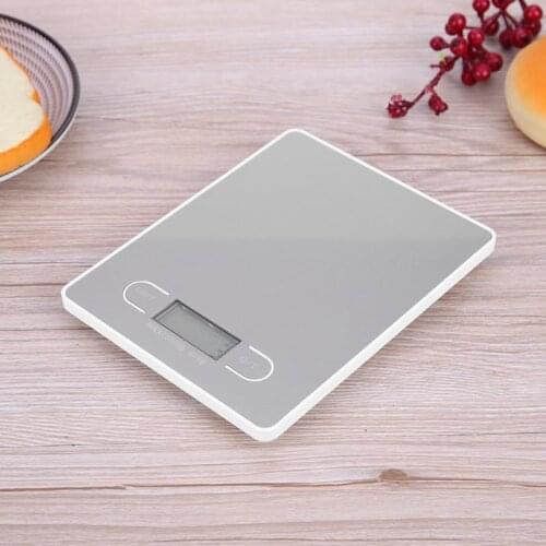 AJY Portable Electronic Kitchen Scale Slim Household Digital Weighing Food Scale LCD display Easy to clean