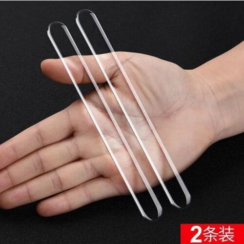 Car Door Edge Transparent Anti-collision Protector Sticker Bumper Scuff Plate Bar Anti Scratch Protection Strips Rearview Mirror