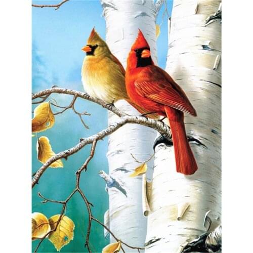 Animal Bird DIY 11CT Embroidery Cross Stitch Kits Craft Needlework Set Cotton Thread Printed Canvas Home Decoration Wholesale