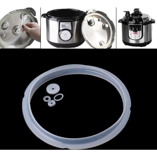 Silicone Rubber Gaskets Sealing Ring For Electric Pressure Cooker Parts 2-2.8L