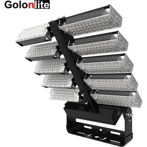 Golonlite outdoor LED sport lighting floodlight 500W 1000W 600W 800W 1200W 1500W 160Lm/W factory price Meanwell SMD5050