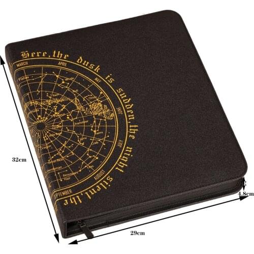 Zipper Fully Enclosed All - star Set Card Book Card Album Collection Album For Board Game POKEMON TCG MTG Trading Cards CAM
