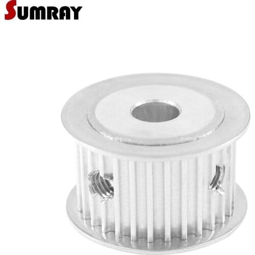 SUMRAY 3M 32T Timing Belt Pulley 5/6/8/10/12mm mm Bore Synchronous Wheel Pulley 16mm Belt Width For HTD 3M Timing Belts