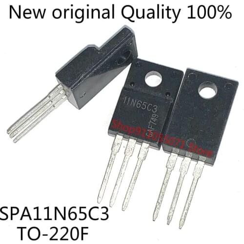 10PCS/LOT 11N65C3 SPA11N65C3 TO-220F 650V 11A New spot hot sale