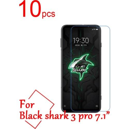 10pcs/lot Ultra Clear/Matte/Nano Anti-Explosion Soft LCD Screen Protectors Cover for Xiaomi Black shark 3 pro Protective Film