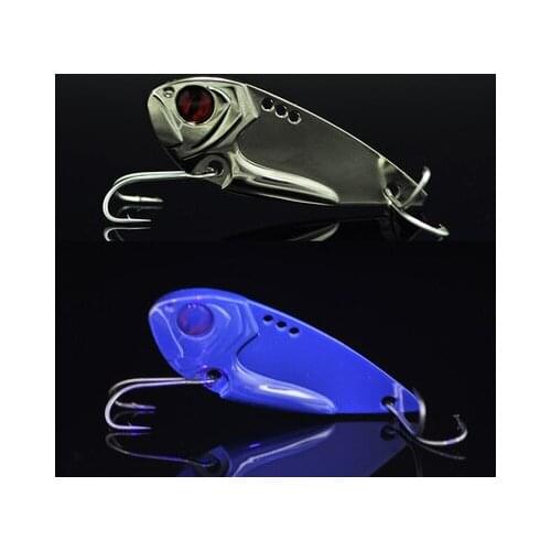 New Fishing Lure Metal VIB All Depth Muddy Water Vibration Artificial Lures Bait UV Light 6.5g/12g Quality 8# Hook