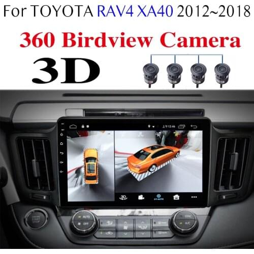 For TOYOTA RAV4 XA40 2012~2018 Car Multimedia GPS Radio Navigation NAVI Player Integration CarPlay 360 BirdView 3D
