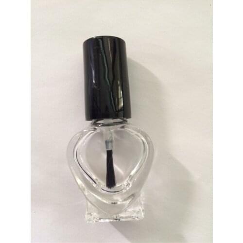 Dhl Free 165pcs/lot 5ml empty clear glass polish nail bottle with brush Refillable Bottle For DIY nail polish Nail Art Tools