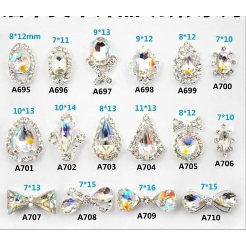 Free Shipping Wholesale 100pcs/lot Rhinestone Flatback Button Nail Art Crystal Stone Invitation Rhineston Button DIY HUA07-3