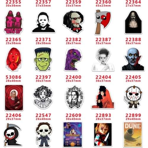 Choshim brand 10 Pcs Planar Resin flatback Horror Movie Halloween for DIY hairbow accessory decoration PR 22893