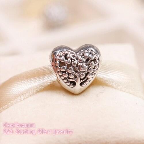 2019 MOTHERS DAY Authentic 100% 925 Sterling Silver Flourishing Hearts Charm Beads Fit Brand Charms Bracelet DIY jewelry