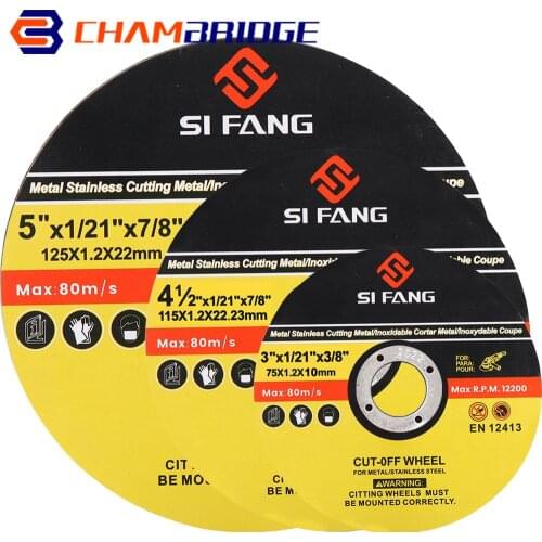 75/115/125mm Metal Cutting Discs 3/4.5/5 inch Stainless Steel Cut Off Wheels Flap Sanding Grinding Discs Angle Grinder Wheel