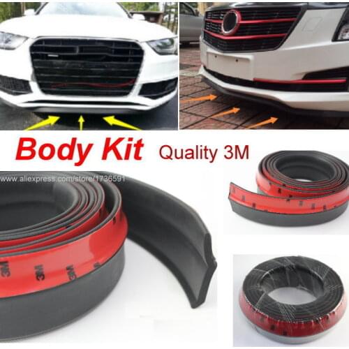 For Cadillac BLS ATS CTS CTS-V DTS Car Bumper Lips Spoiler Body Kit Strip / Front Tapes / Body Chassis Side Protection