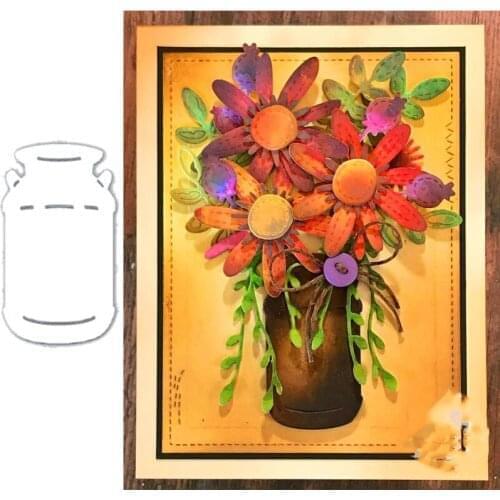 Metal Cutting Dies Milk Can Stencils for DIY Scrapbooking Album Stamp Card Embossing New 2019 Die Cut