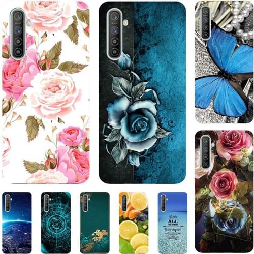 Fashion Flower Case For OPPO Realme 6 6i 6S Realme Narzo Cover For OPPO Realme 6 Pro Soft Silicone Cat Printing Capa Back Coque