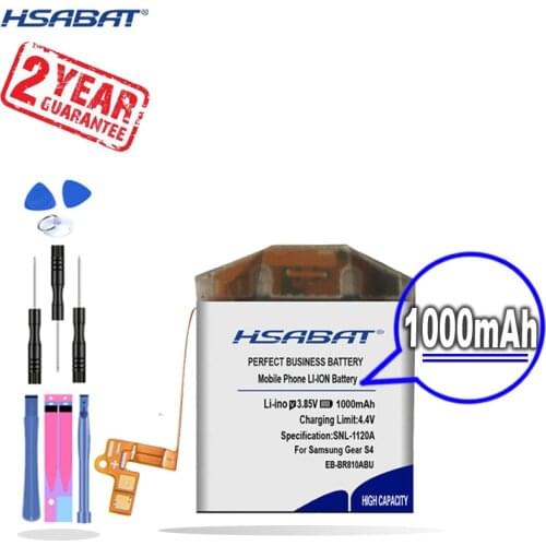 New Arrival [ HSABAT ] 1000mAh EB-BR810ABU EB-BR170ABU Replacement Battery for SAMSUNG GALAXY S4 Watch 42mm SM-R810 SM-R815